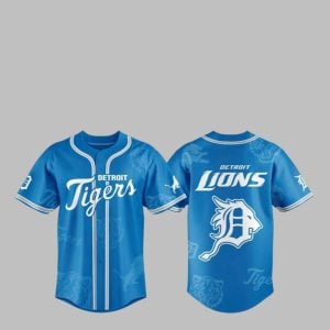 2025 Detroit Tigers Detroit Lions Jersey 1 1