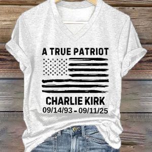 Charlie Kirk A True Patriot 9 11 2025 Shirt