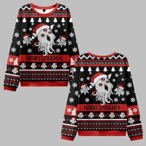 Merry Cthulmas Ugly Sweater 2025 Christmas 0