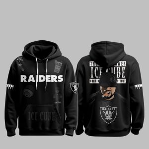 0 LV Raiders Truth To Power Ice Cube Four Decades Of Attitude 2025 Hoodie