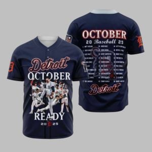 Detroit 2025 October Ready October Baseball Jersey 1 1