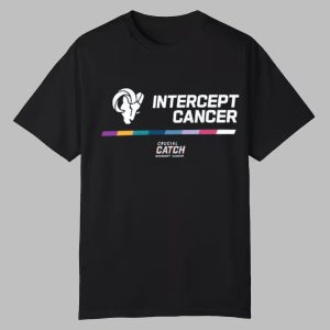 LA Rams Intercept Cancer Crucial Catch 2025 Shirt 0 0
