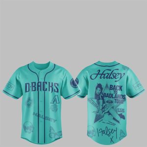 1 Diamondbacks Halsey Back to Badlands Tour 2025 Jersey