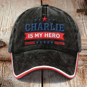 Unisex Is My Hero Print Baseball Cap 1