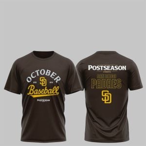 2025 SD Padres October Baseball Shirt 1