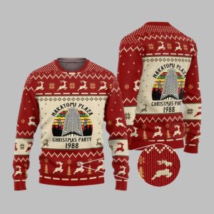 2025 Christmas Nakatomi Plaza Christmas Party 1988 Vintage Ugly Christmas Sweater 1 1