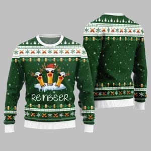 2025 Christmas Reinbeer Ugly Christmas Sweater 1