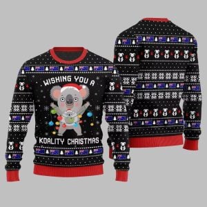 2025 Christmas Wishing You a Koality Christmas Ugly Christmas Sweater 1