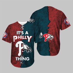 Eagles x Phillies It's A Philly Thing Baseball Jersey