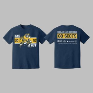 2025 Blue Out Highland Park High School Go Scots Shirt 1 1