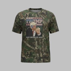 Thomas Jacob Sanford Re-elect Trump 2020 Make Liberals Cry Again Shirt