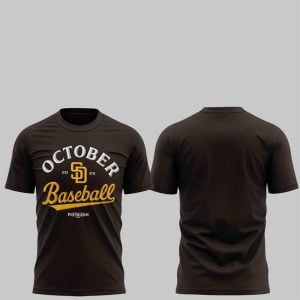 San Diego Padres October Baseball 2025 Shirt 1