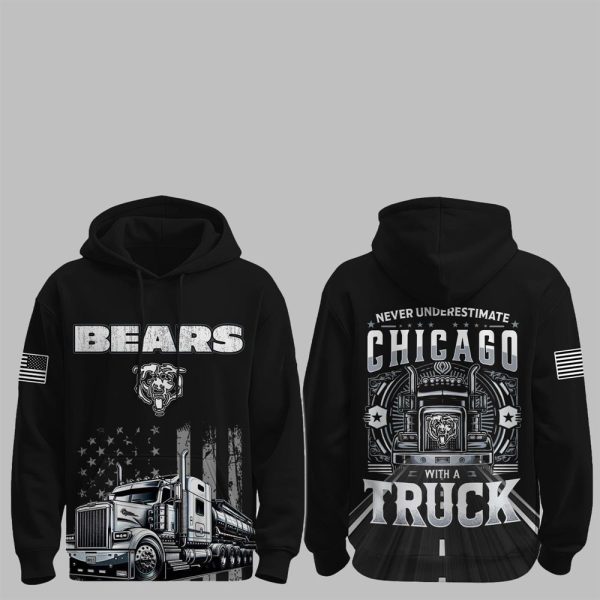 0 Bears Truck Driver Appreciation Night Game 2025 Hoodie