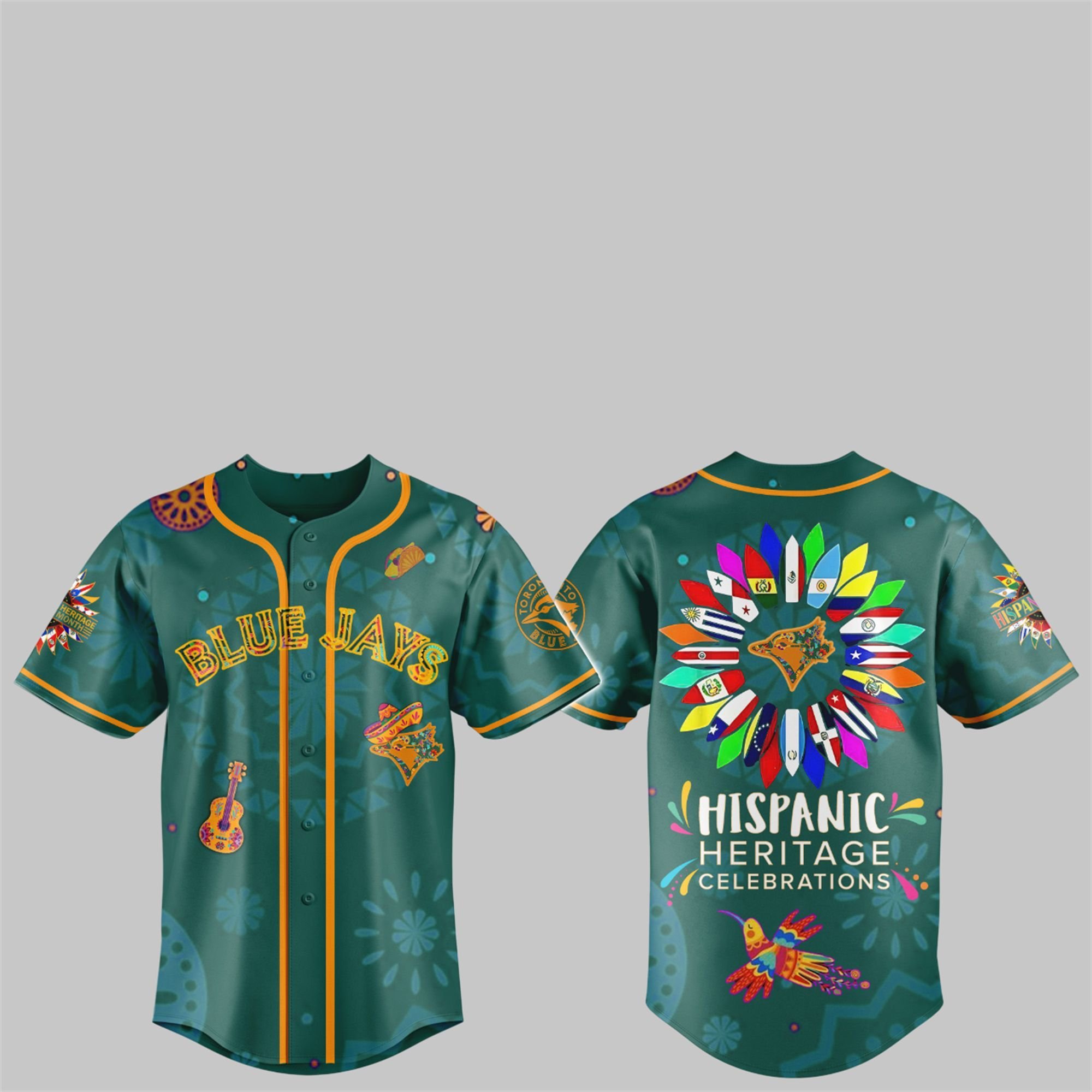 0 Blue Jays National Hispanic Heritage Month 2025 Jersey 0 Blue Jays National Hispanic Heritage Month 2025 Jersey