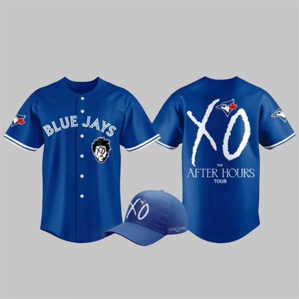 0 Blue Jays The Weeknd After Hours Tour 2025 Jersey 1