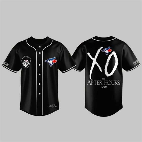 0 Blue Jays The Weeknd After Hours Tour 2025 Jersey 2