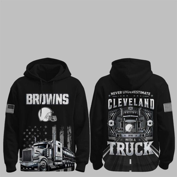 0 Browns Truck Driver Appreciation Night Game 2025 Hoodie