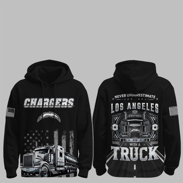 0 Chargers Truck Driver Appreciation Night Game 2025 Hoodie