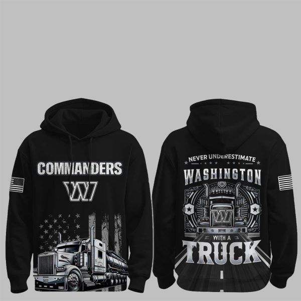 0 Commanders Truck Driver Appreciation Night Game 2025 Hoodie