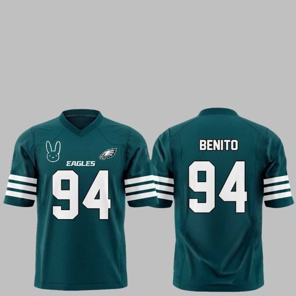 0 Eagles Bad Bunny Benito 2025 2026 Jersey