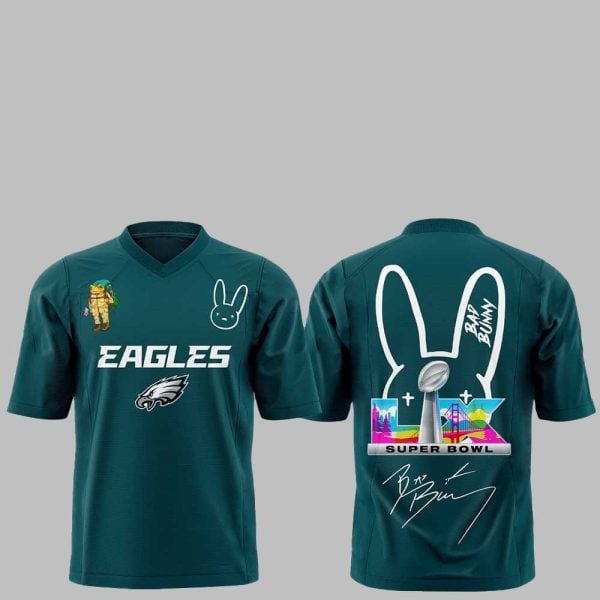 0 Eagles Bad Bunny Halftime Show 2025 2026 Jersey