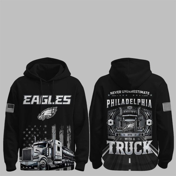 0 Eagles Truck Driver Appreciation Night Game 2025 Hoodie