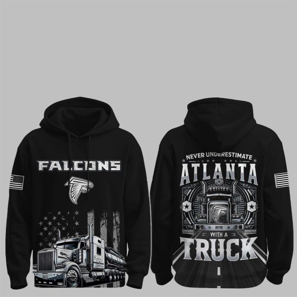 0 Falcons Truck Driver Appreciation Night Game 2025 Hoodie