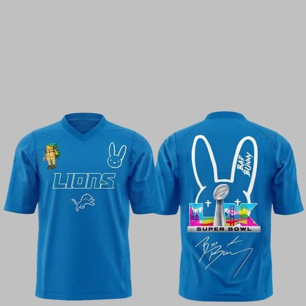 0 Lions Bad Bunny Halftime Show 2025 2026 Jersey