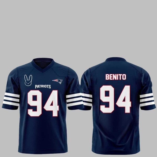 0 Patriots Bad Bunny Benito 2025 2026 Jersey