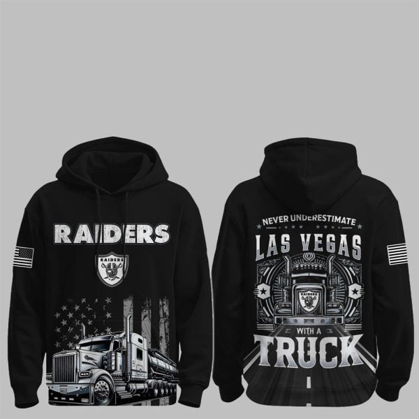 0 Raiders Truck Driver Appreciation Night Game 2025 Hoodie