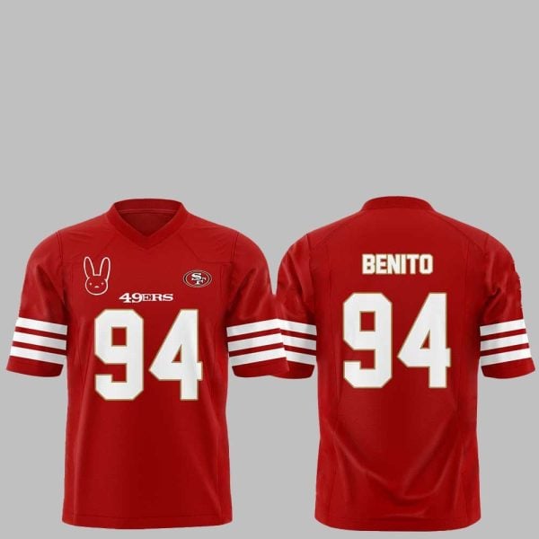 0 SF 49ers Bad Bunny Benito 2025 2026 Jersey