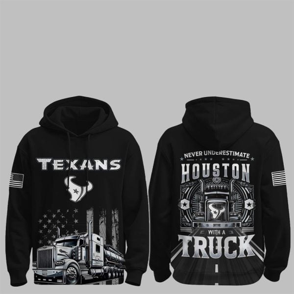 0 Texans Truck Driver Appreciation Night Game 2025 Hoodie