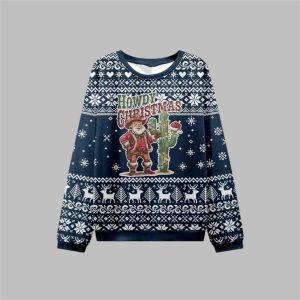 2025 Christmas Howdy Christmas Ugly Sweater 1 1