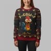1 2025 Christmas Chicken F Caw F Ugly Christmas Sweater