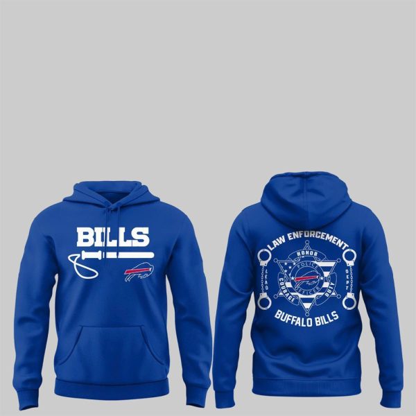 1 Bills Law Enforcement Appreciation Day 2025 Hoodie