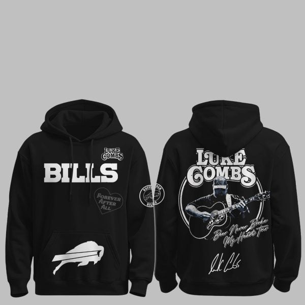 1 Bills Luke Combs Beer Never Broke My Heart Tour 2025 Hoodie
