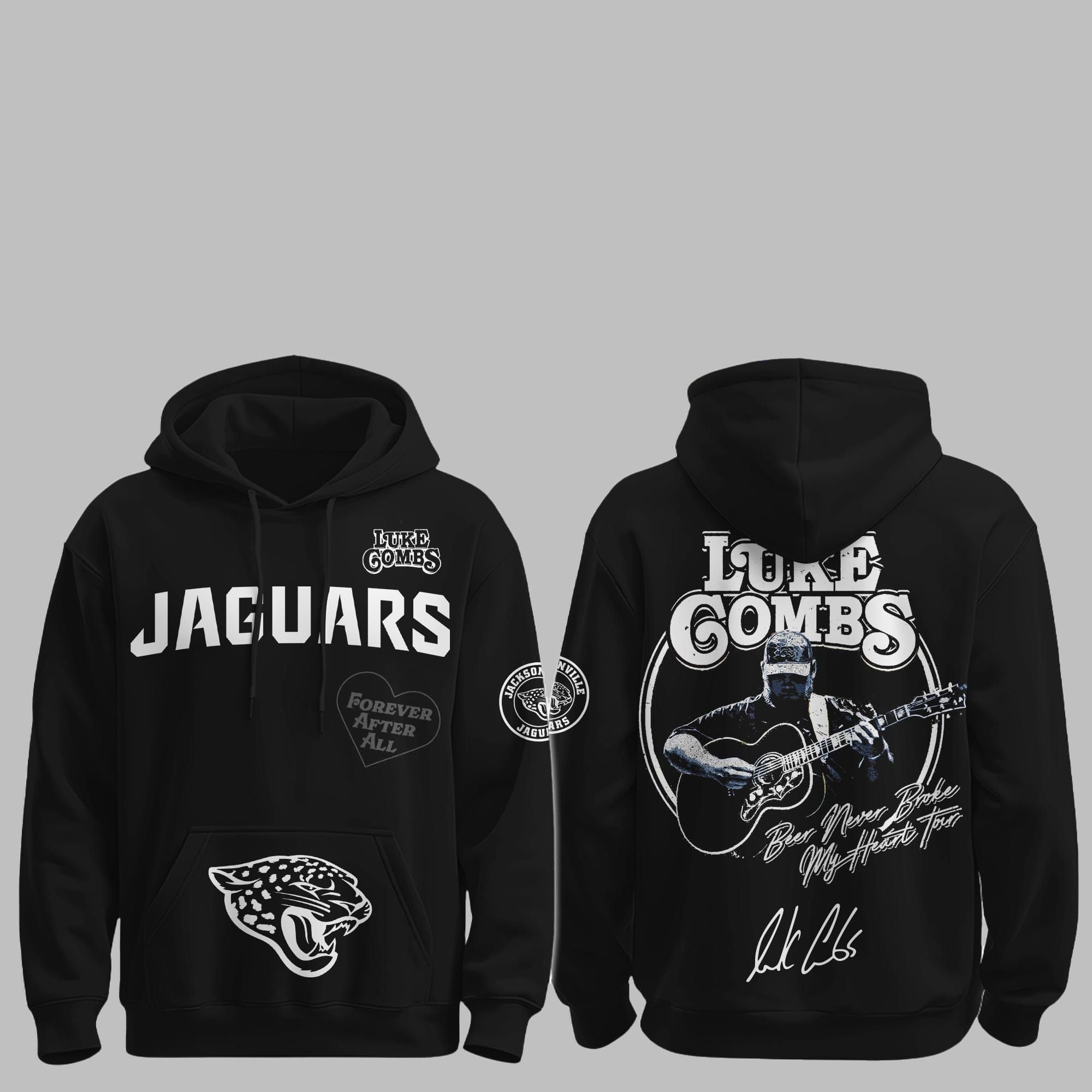 1 Jaguars Luke Combs Beer Never Broke My Heart Tour 2025 Hoodie 1 Jaguars Luke Combs Beer Never Broke My Heart Tour 2025 Hoodie
