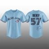 1 Justin Bieber Blue Jays 57 Jersey