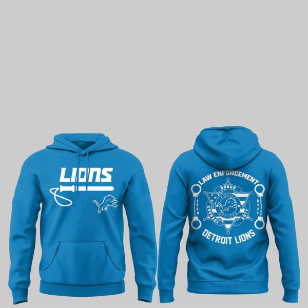 1 Lions Law Enforcement Appreciation Day 2025 Hoodie
