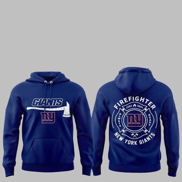 1 NY Giants Firefighter Application Day 2025 Hoodie