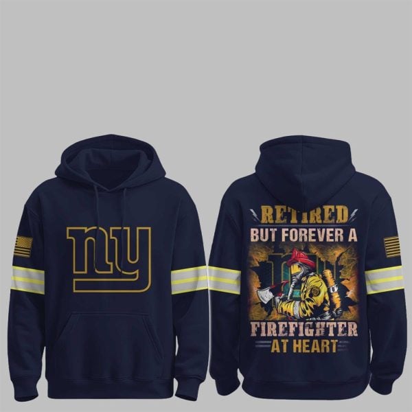1 NY Giants Firefighter Appreciation Night 2025 Hoodie