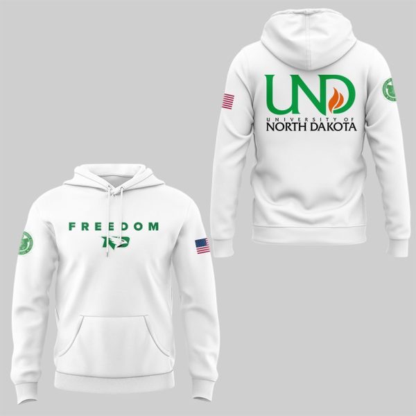 1 North Dakota x Freedom Charlie Kirk 2025 Hoodie