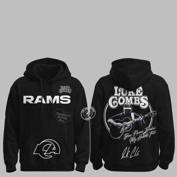 1 Rams Luke Combs Beer Never Broke My Heart Tour 2025 Hoodie