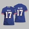 17 Allen Buffalo Football 2025 Shirt 1 1