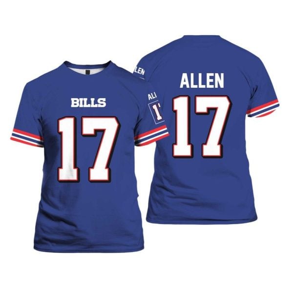17 Allen Buffalo Football 2025 Shirt 1 2