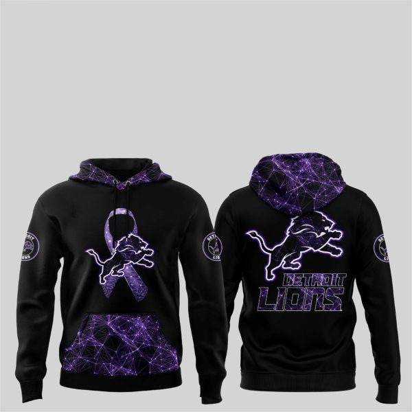 17 Lions October Is Domestic Violence Awareness Month 2025 Hoodie