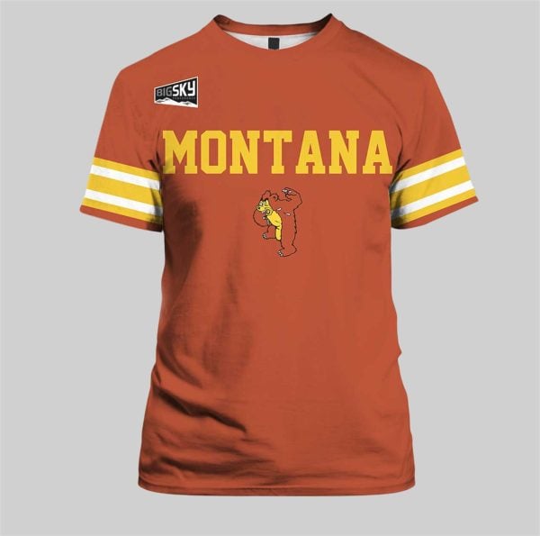 1995 Montana Grizzlies Throwbacks Uniform Shirt 2