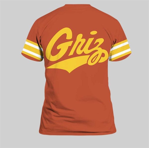 1995 Montana Grizzlies Throwbacks Uniform Shirt 3