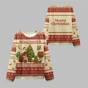 2025 Christmas Holiday Animal Party Ugly Sweater 1 1