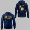 2 2025 Brewers Jesus Won Hoodie